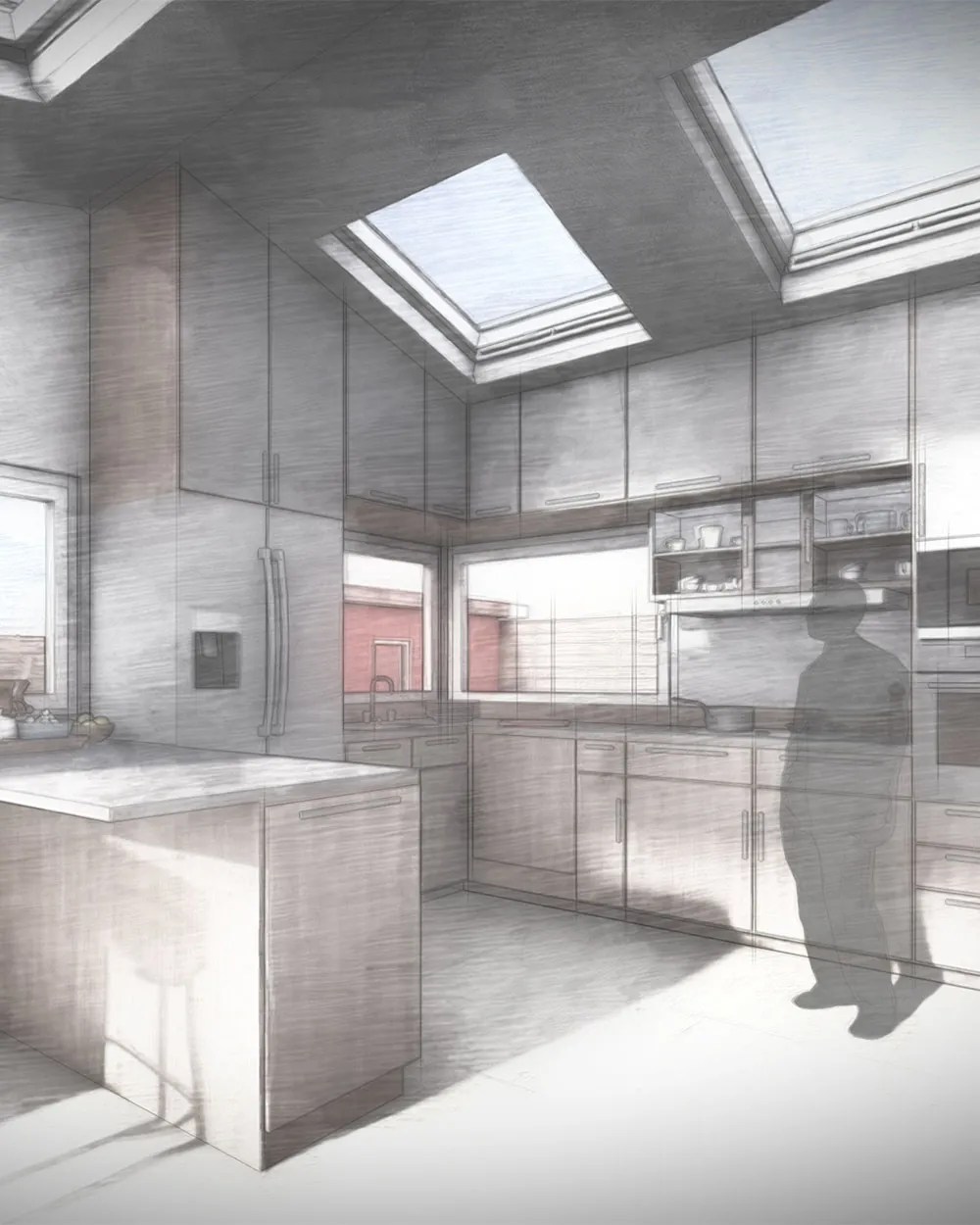 Conservatory redesign into kitchen and dining area